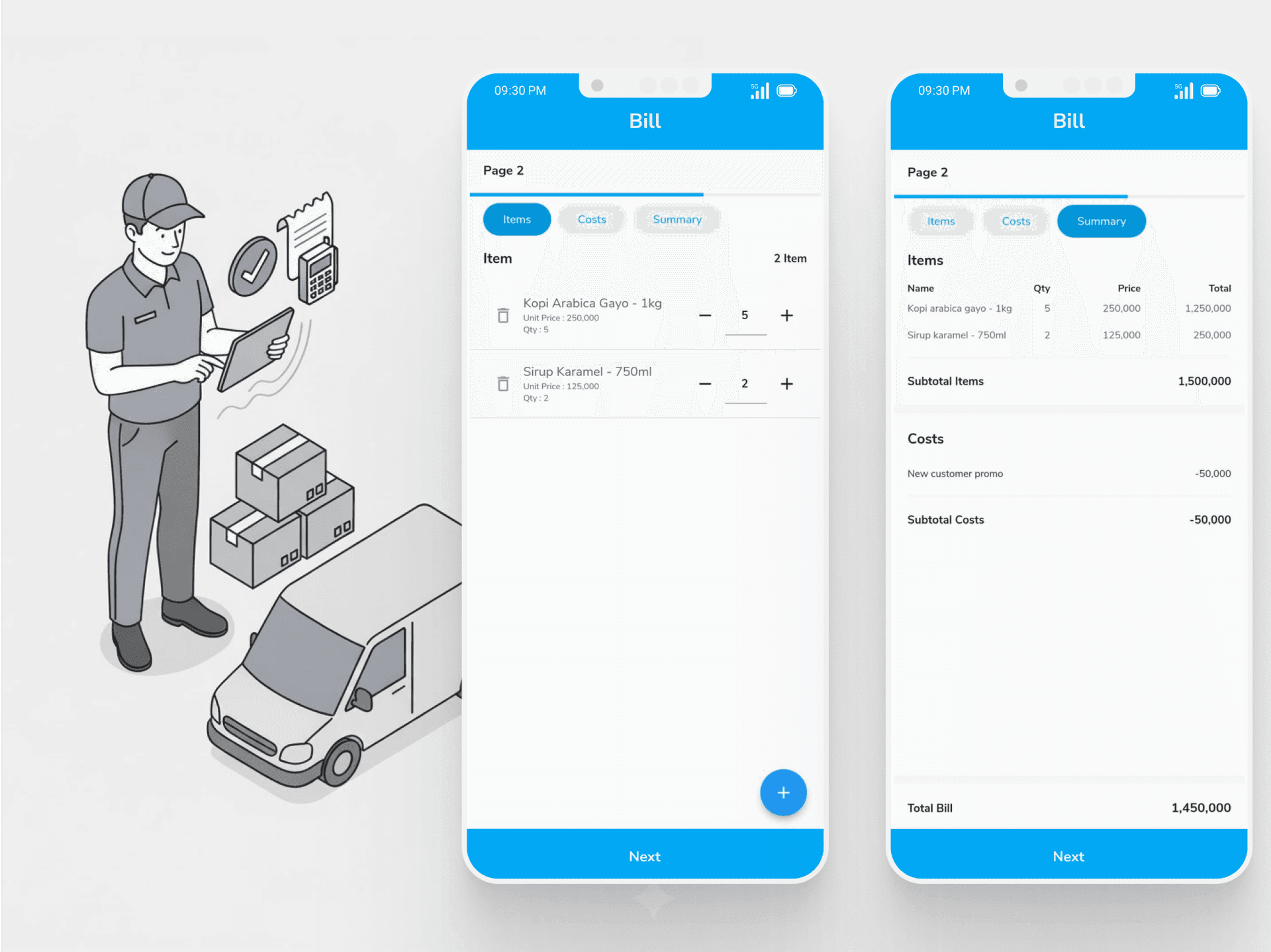 Penagihan mobile dan pemrosesan pembayaran