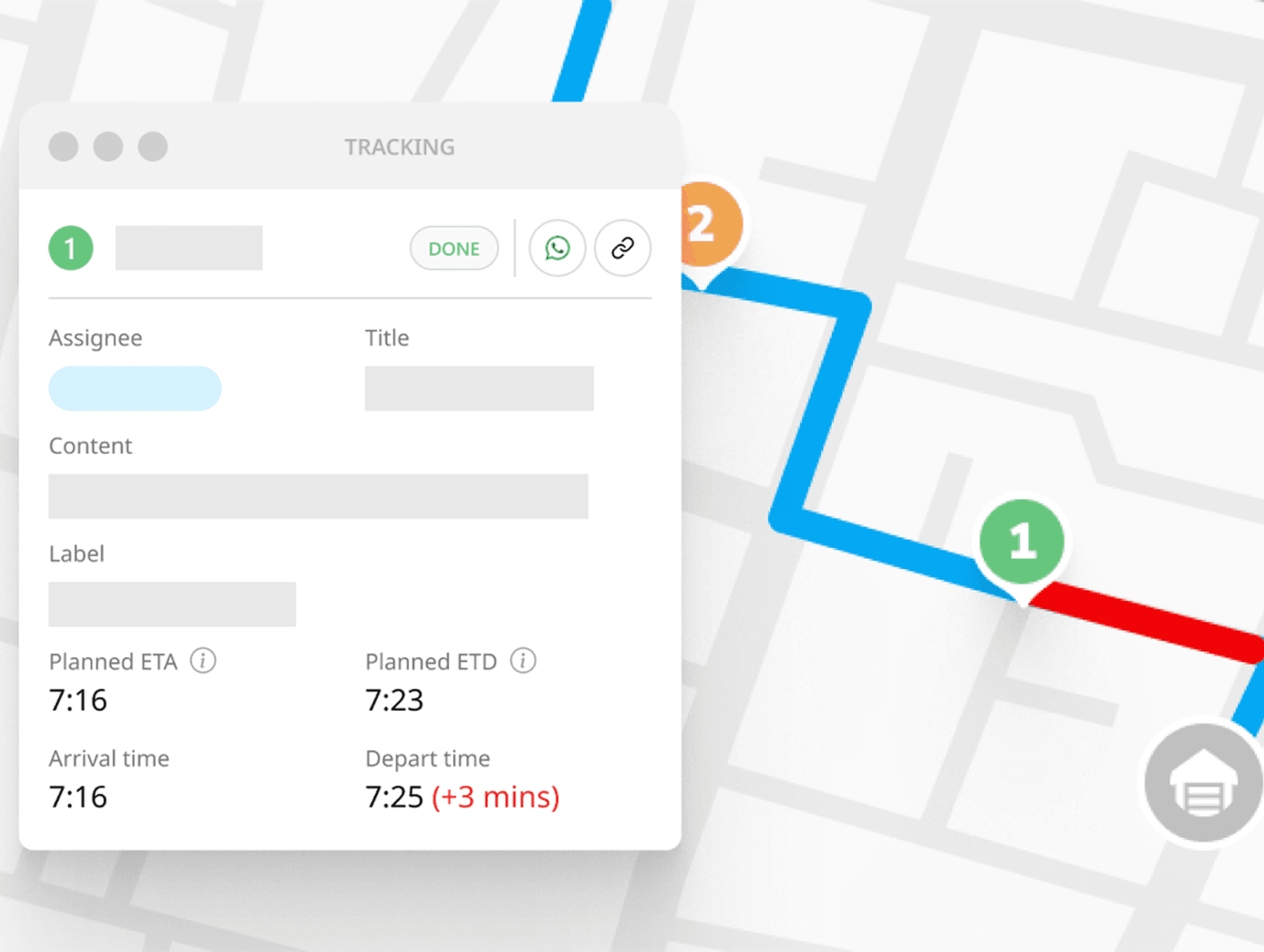 Real-time driver and route visibility