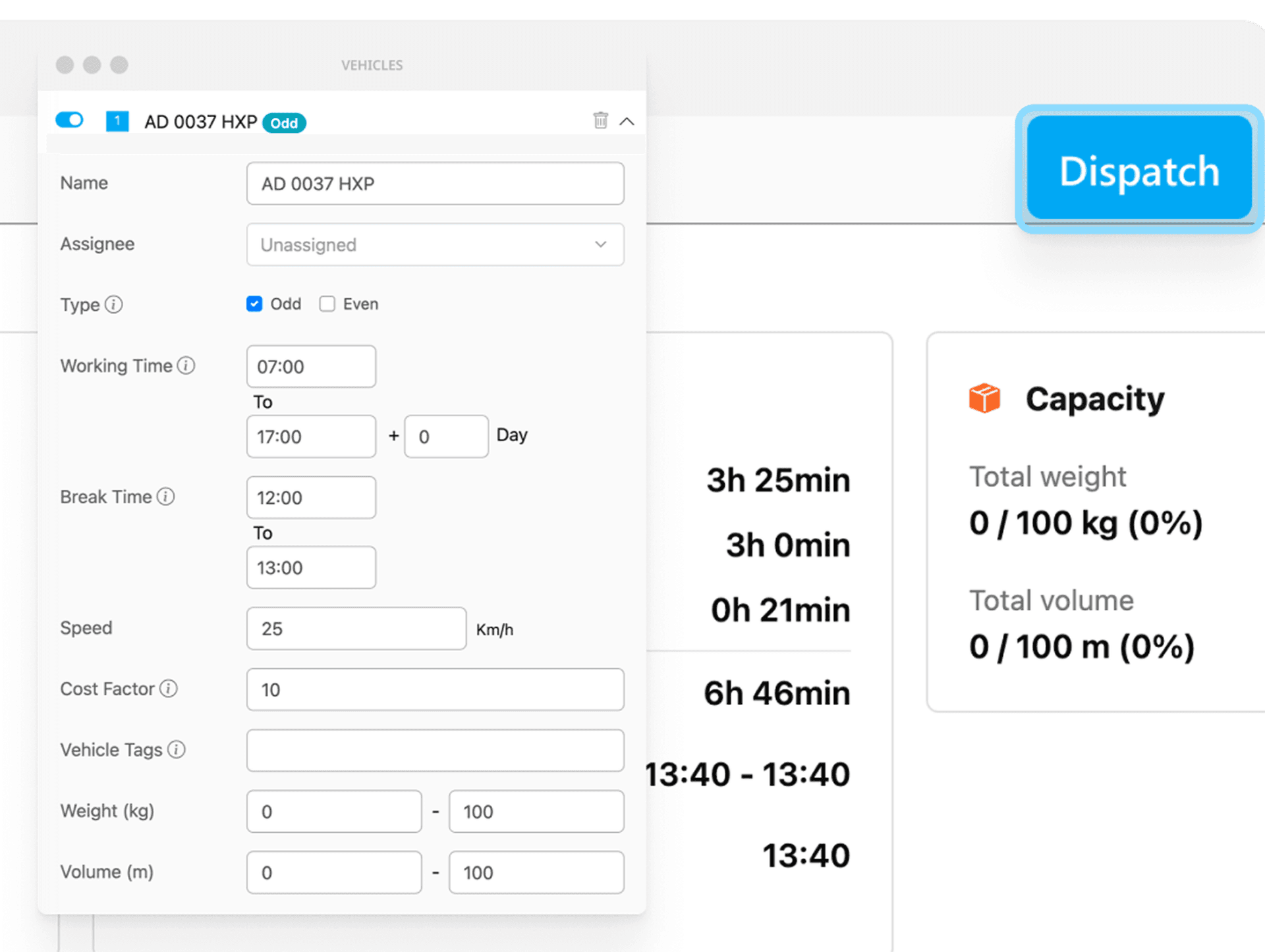 Seamless dispatch to field execution