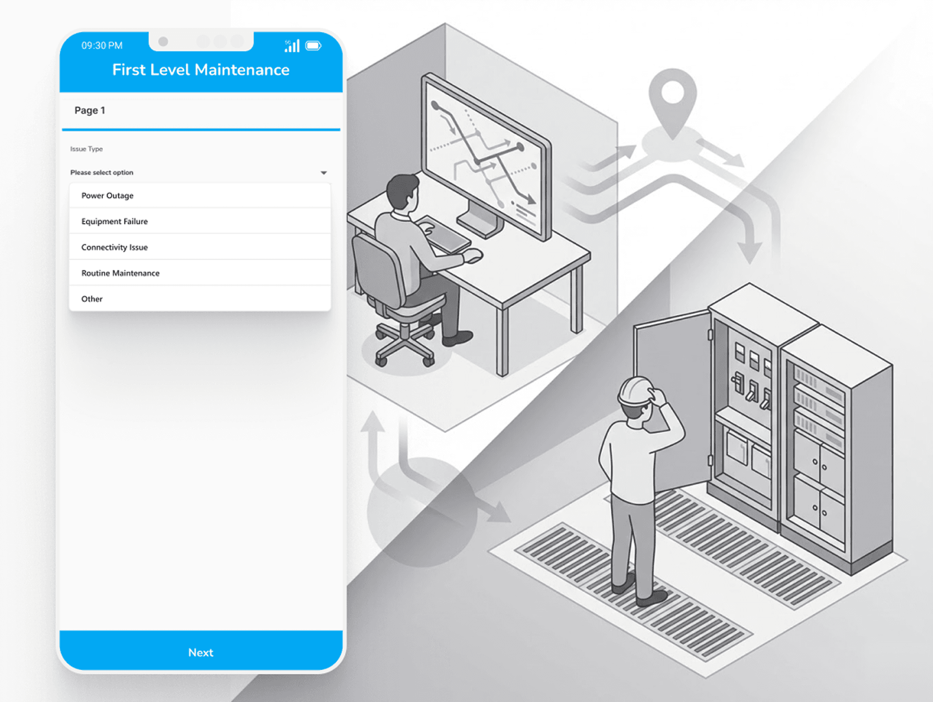 Optimized technician dispatch