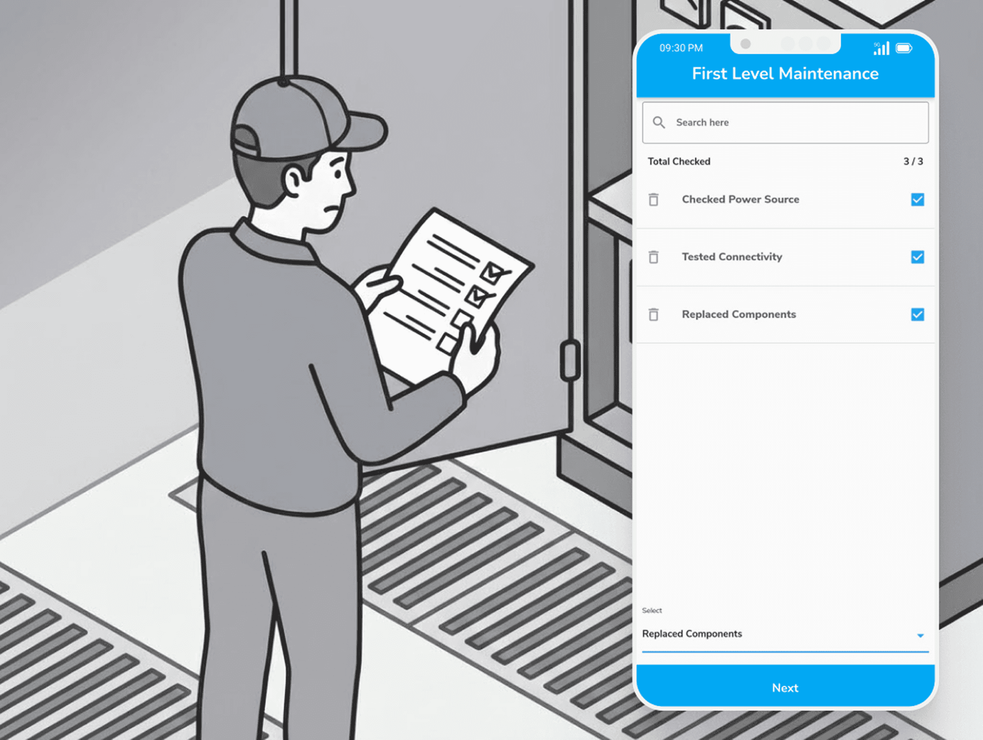 Guided troubleshooting steps