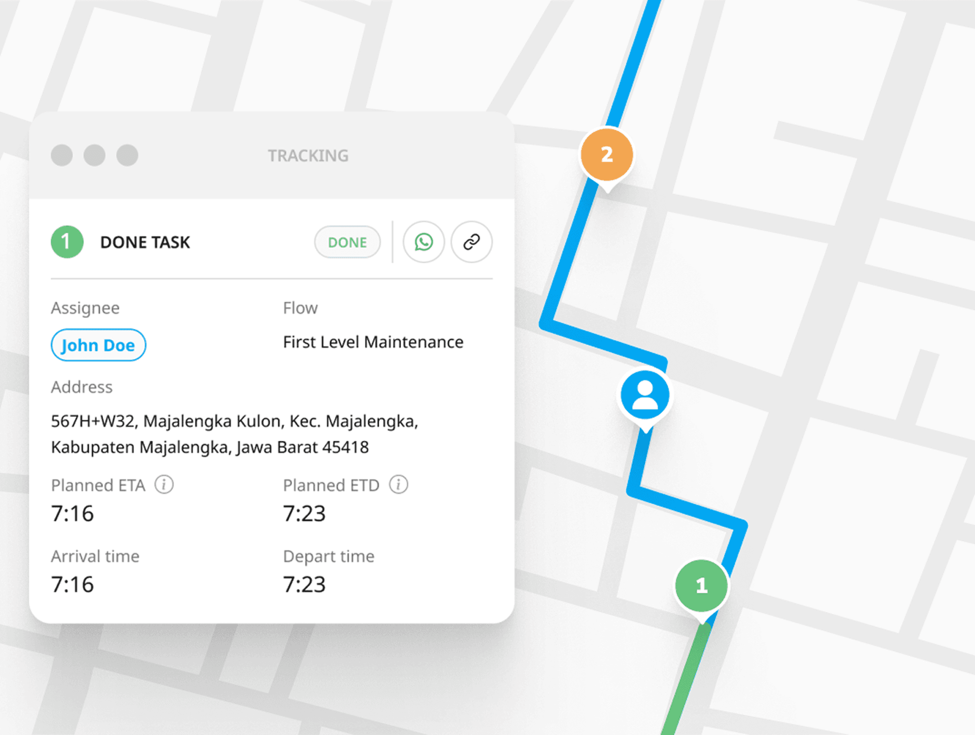Optimized route planning