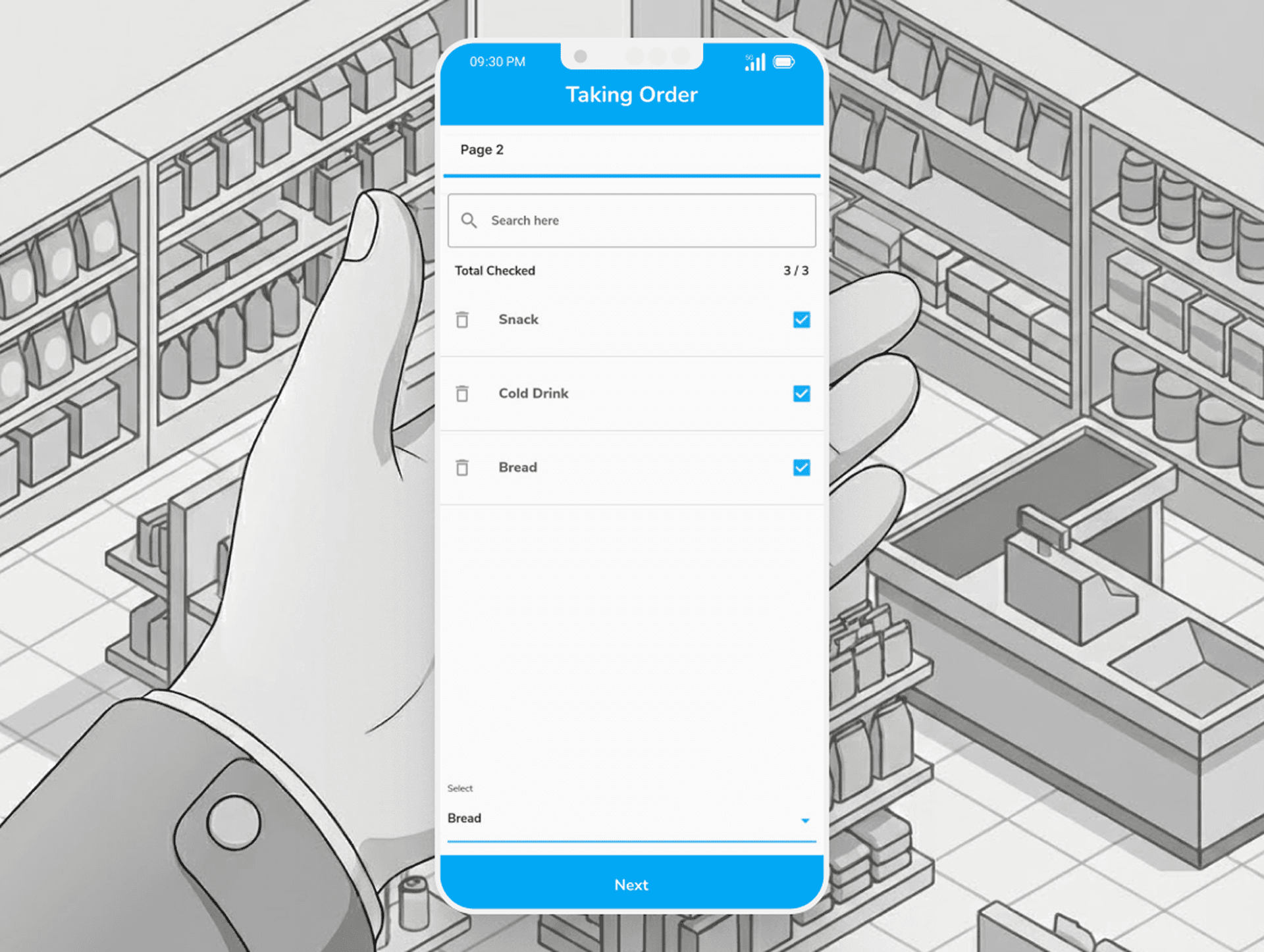 Guided forms for field input
