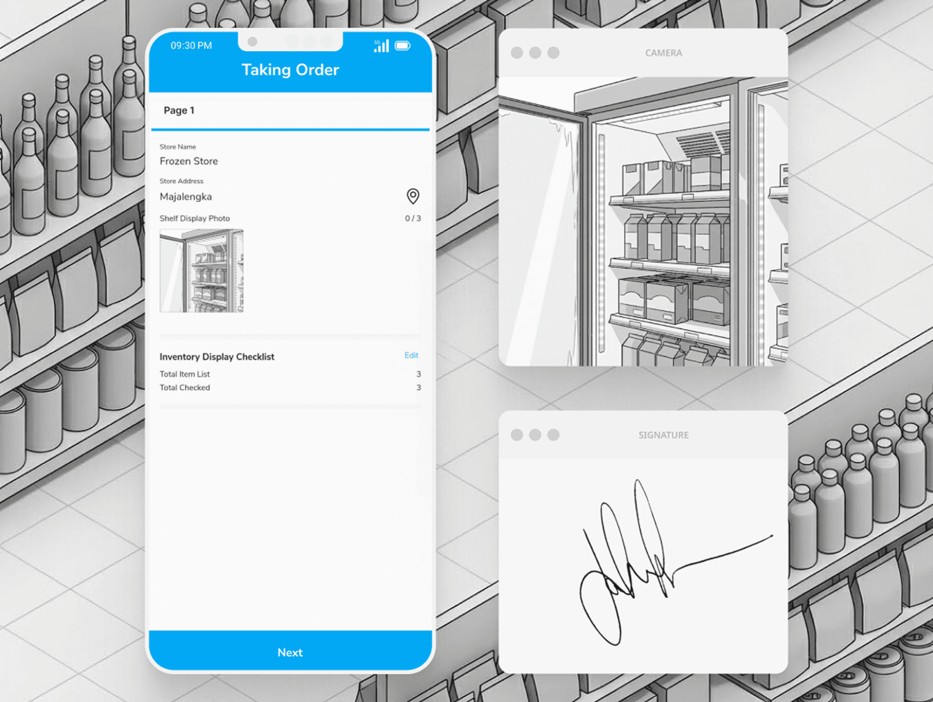 Digital proof for store visits