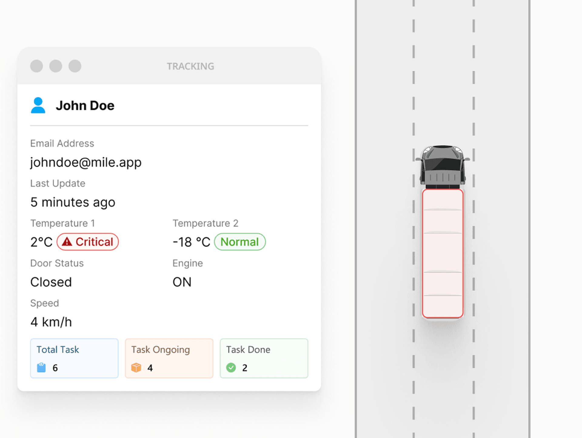 Temperature deviation alerts