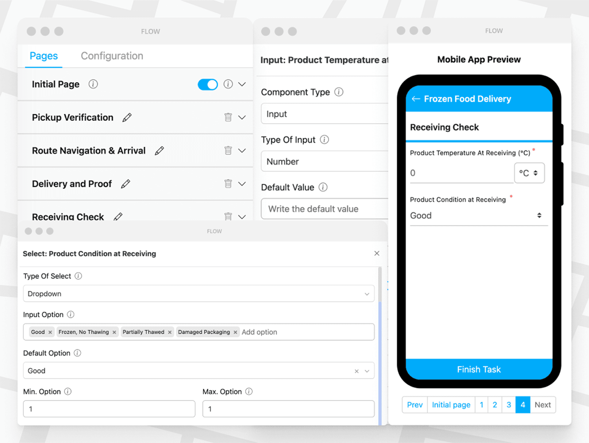 Automated temperature exception workflows