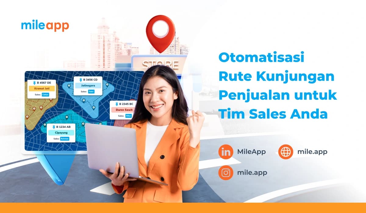 Otomatisasi Rute Kunjungan Penjualan untuk Tim Sales Anda